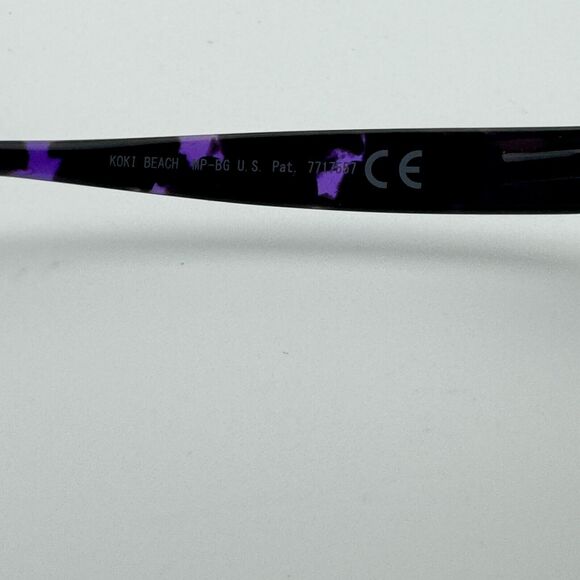 Maui Jim KOKI BEACH MJ433-28T 56-16-130 Purple/Black Sunglasses‎ Frame H12938 main image 6
